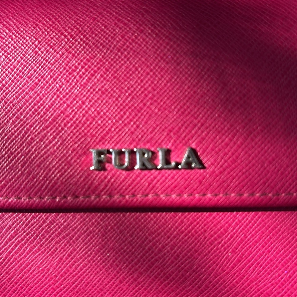 Furla pink Italian wallet